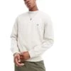 Tommy Hilfiger Essential Sweatshirt In Oat For Men Heathered Oatmilk -Tommy Hilfiger Store 206877763 1 heatheredoatmilk