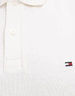 Tommy Hilfiger Cotton Essential Polo Shirt In Ivory For Men Ivory Petal -Tommy Hilfiger Store 206878026 4