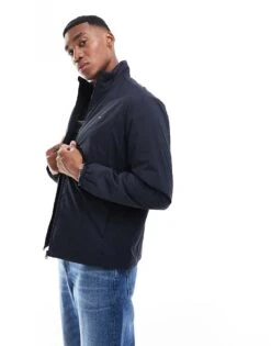 Tommy Hilfiger Tommy Hilfigier Harrington Jacket In Navy For Men Desert Sky -Tommy Hilfiger Store 206878035 1 desertsky 1
