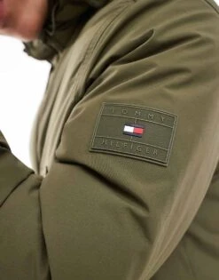 Tommy Hilfiger Rockie Down Parka Jacket In Army Green For Men -Tommy Hilfiger Store 206878097 3