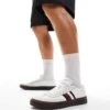 Tommy Hilfiger Cupset Trainers In White With Gum Sole For Men -Tommy Hilfiger Store 206885456 1 white