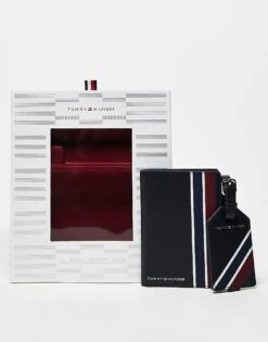 Tommy Hilfiger Passport Holder & Luggage Tab Gift Set In Navy For Men Space Blue -Tommy Hilfiger Store 206885491 1 spaceblue 1