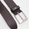 Tommy Hilfiger Adan Leather Belt In Brown For Men Testa Di Moro