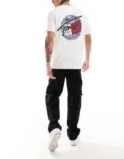 Tommy Jeans Globe Graphic T-shirt In White For Men -Tommy Hilfiger Store 206979986 3