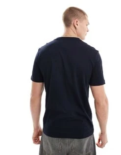 Tommy Hilfiger Stacked Logo T-shirt In Dark Grey For Men Charcoal -Tommy Hilfiger Store 207017349 3