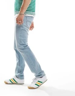 Tommy Jeans Scanton Faded Slim Jeans In Blue Grey For Men Light Blue -Tommy Hilfiger Store 207177585 4