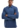 Tommy Hilfiger Long Sleeve Regular Polo Shirt In Blue For Men -Tommy Hilfiger Store 207180440 1 blue