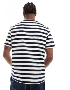 Tommy Hilfiger Patch Pocket Crew Neck T-Shirt In Multi For Men Dark Blue -Tommy Hilfiger Store 207180477 4