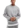 Tommy Hilfiger Fleece Crew Neck Sweatshirt In Grey For Men -Tommy Hilfiger Store 207180893 1 grey