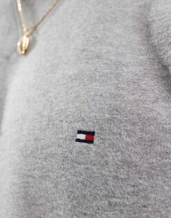 Tommy Hilfiger Fleece Crew Neck Sweatshirt In Grey For Men -Tommy Hilfiger Store 207180893 3