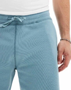 Tommy Hilfiger Multi Logo Sweat Shorts In Light Blue For Men -Tommy Hilfiger Store 207240736 4