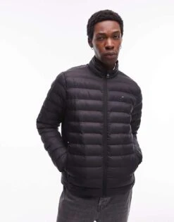Tommy Hilfiger Padded Jacket In Black For Men