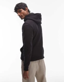 Tommy Hilfiger Large Logo Hoodie In Black For Men -Tommy Hilfiger Store 207282854 4