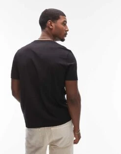 Tommy Hilfiger Large Logo T-shirt In Black For Men -Tommy Hilfiger Store 207282886 4