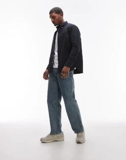 Tommy Hilfiger Twill Solid Shirt In Navy For Men Desert Sky -Tommy Hilfiger Store 207282926 4