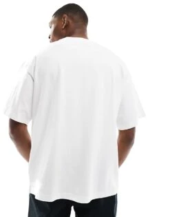 Tommy Jeans Collegiate Logo Oversized T-shirt In White For Men Blanc De Blanc -Tommy Hilfiger Store 207285735 3