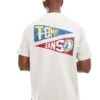 Tommy Jeans University Flag T-shirt In Beige For Men -Tommy Hilfiger Store 207285799 1 beige