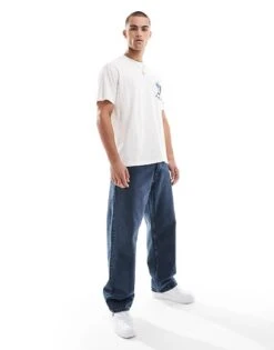 Tommy Jeans Popcorn Back Print Graphic T-shirt In Off White For Men Ancient White -Tommy Hilfiger Store 207285809 3