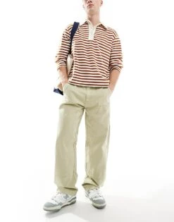 Tommy Jeans Cord Carpenter Trousers In Beige For Men Kelp -Tommy Hilfiger Store 207285852 4