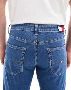 Tommy Jeans Austin Slim Tapered Jeans In Mid Wash For Men Denim Medium -Tommy Hilfiger Store 207285912 4