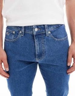 Tommy Jeans Austin Slim Tapered Jeans In Mid Wash For Men Denim Medium -Tommy Hilfiger Store 207285912 5