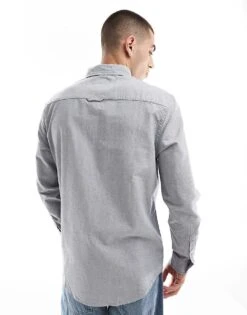 Tommy Jeans Regular Oxford Shirt In Grey For Men -Tommy Hilfiger Store 207285956 2