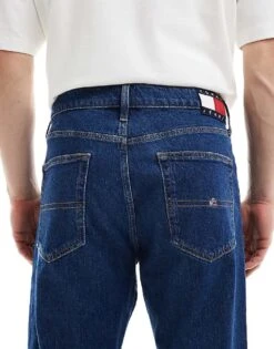 Tommy Jeans Otis Regular Straight Jeans In Dark Wash For Men Denim Dark -Tommy Hilfiger Store 207285984 4