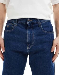 Tommy Jeans Otis Regular Straight Jeans In Dark Wash For Men Denim Dark -Tommy Hilfiger Store 207285984 5