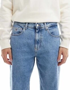 Tommy Jeans Jaimie Loose Straight Jeans In Light Wash For Men Denim Light -Tommy Hilfiger Store 207286024 5