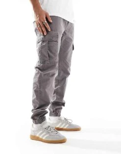 Tommy Jeans Ryan Cargo Trousers In Grey For Men -Tommy Hilfiger Store 207286059 4