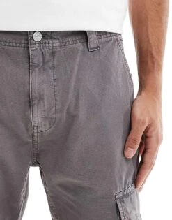 Tommy Jeans Ryan Cargo Trousers In Grey For Men -Tommy Hilfiger Store 207286059 5