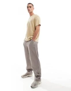 Tommy Jeans Chest Linear Logo T-shirt In Tan For Men Relic Tan -Tommy Hilfiger Store 207286160 3