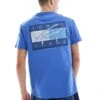 Tommy Jeans Flag Back Print Graphic T-shirt In Blue For Men Tempo Blue -Tommy Hilfiger Store 207286240 1 tempoblue
