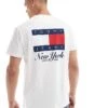 Tommy Jeans Flag Back Print Graphic T-shirt In White For Men Ecru -Tommy Hilfiger Store 207286244 1 ecru