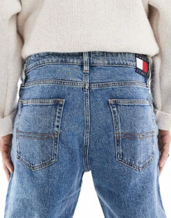 Tommy Jeans Ryan Slim Straight Jeans In Mid Wash For Men Denim Medium -Tommy Hilfiger Store 207286292 4