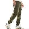 Tommy Jeans Ryan Cargo Trousers In Olive Green For Men Fatigue Green -Tommy Hilfiger Store 207286296 1 fatiguegreen