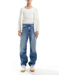 Tommy Jeans Jaimie Loose Straight Carpetener Jeans In Mid Wash For Men Denim Medium -Tommy Hilfiger Store 207286354 1 denimmedium 1