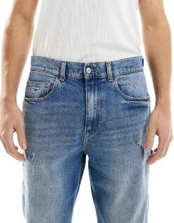 Tommy Jeans Jaimie Loose Straight Carpetener Jeans In Mid Wash For Men Denim Medium -Tommy Hilfiger Store 207286354 5