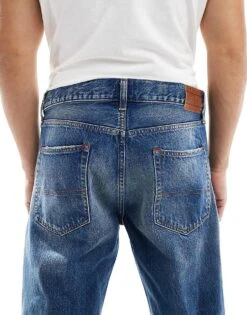 Tommy Jeans Otis Regular Straight Jeans In Faded Dark Wash For Men Denim Dark -Tommy Hilfiger Store 207286422 4