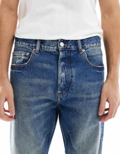 Tommy Jeans Otis Regular Straight Jeans In Faded Dark Wash For Men Denim Dark -Tommy Hilfiger Store 207286422 5