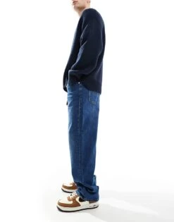 Tommy Jeans Jaimie Loose Straight Jeans In Dark Wash For Men Denim Dark -Tommy Hilfiger Store 207286472 5