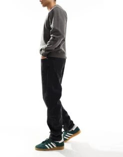 Tommy Jeans Isaac Relaxed Tapered Jeans In Black For Men Denim Black -Tommy Hilfiger Store 207286535 3