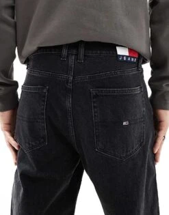 Tommy Jeans Isaac Relaxed Tapered Jeans In Black For Men Denim Black -Tommy Hilfiger Store 207286535 5