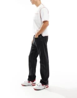 Tommy Jeans Otis Regular Straight Jeans In Black For Men Denim Black -Tommy Hilfiger Store 207286561 3