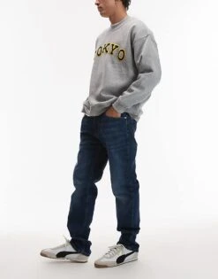 Tommy Jeans Ryan Slim Straight Jeans In Dark Blue For Men -Tommy Hilfiger Store 207443408 1 blue 1