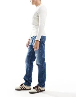 Tommy Jeans Ryan Regular Straight Jeans In Mid Wash For Men Medium Denim -Tommy Hilfiger Store 207443424 5