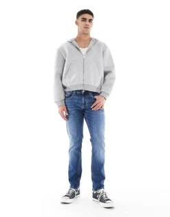 Tommy Jeans Scanton Slim Fit Jeans In Mid Wash For Men -Tommy Hilfiger Store 207443467 1 midwash 1