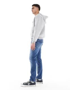 Tommy Jeans Scanton Slim Fit Jeans In Mid Wash For Men -Tommy Hilfiger Store 207443467 3