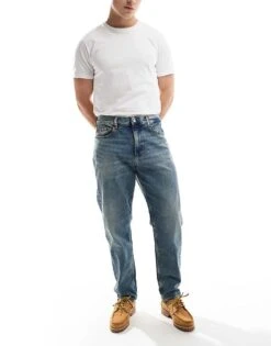 Tommy Jeans Tapered Jeans In Blue For Men