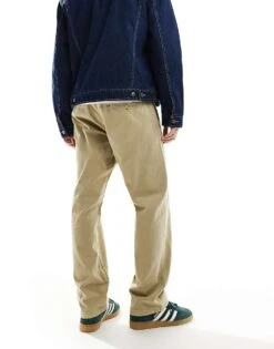 Tommy Jeans Straight Leg Chinos In Light Brown For Men -Tommy Hilfiger Store 207586194 3